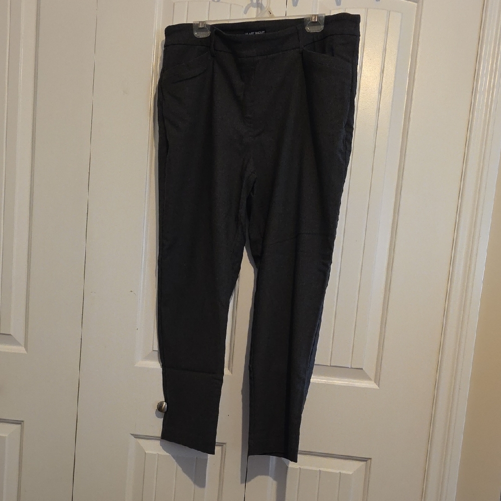 Hilary Radley Charcoal Dress Pants